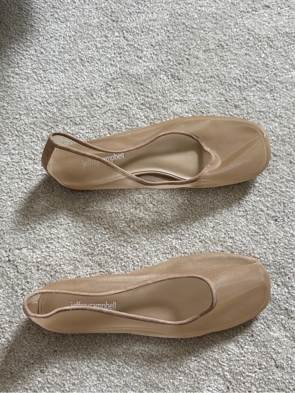 Jeffrey Campbell mesh tan ballet flat - Picture 4 of 4